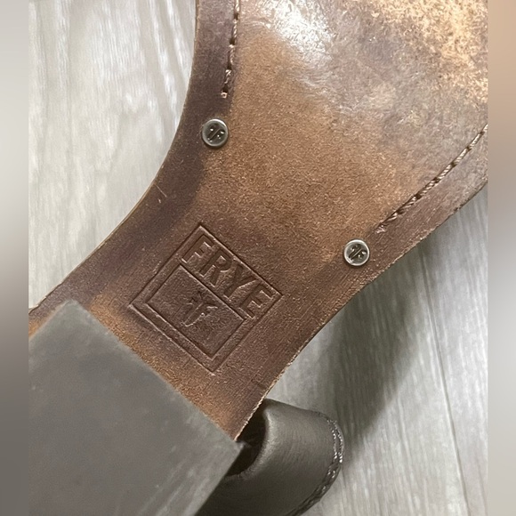 Frye Brielle Back Zip Block Heel Sandals - Picture 10 of 10
